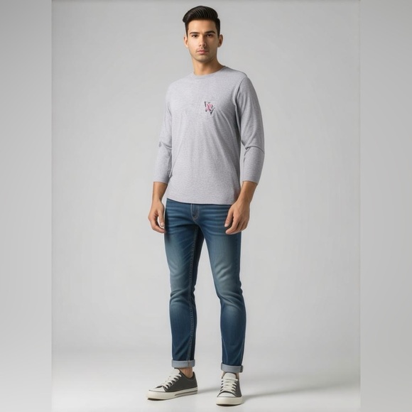 Men's Vineyard Vines Long Sleeve Shirt Grey S